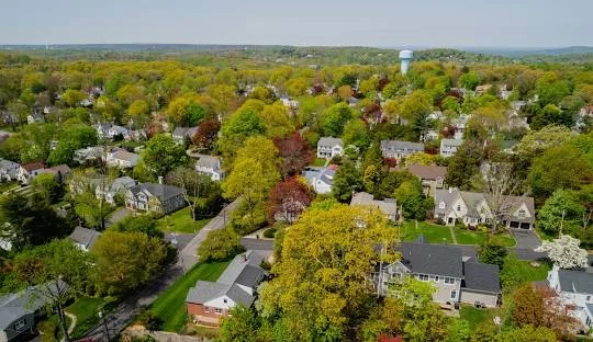 Westchester County aerial view